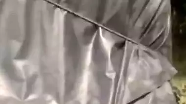 Daring NRI porn of a girl fucking outdoors on a riding truck