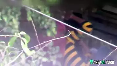 Unsatisfied Tamil hot school girl blowjob to BF outdoor in park, XXX Desi mms