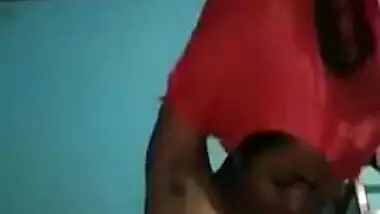 Indian love allows her sex fans to see these XXX melons under a fan