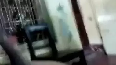 Desi bhabi suck devar's dick & check anyone come or not.