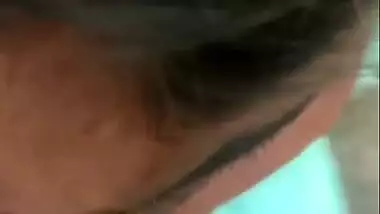 Village lady sucks husband’s dick outdoors in desi porn