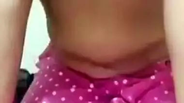 Desi slut takes clothes off making XXX sized knockers and pussy known