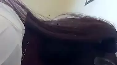 A 19-year-old GF gives an Indian blowjob to BF