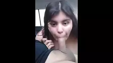 NRI girl enjoys hardcore outdoor sex with her lover in his car