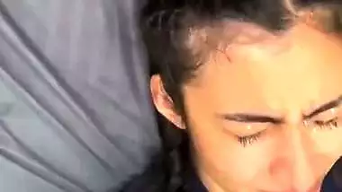 Hardcore Indian blowjob from an NRI girl to her black BF