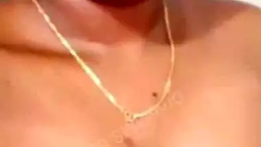 Tamil girlfriend naked video call showing dark nipples