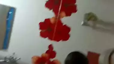 Big boobs sister bathing caught on cam by brother