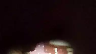 Mom bathing caught through hole by horny son