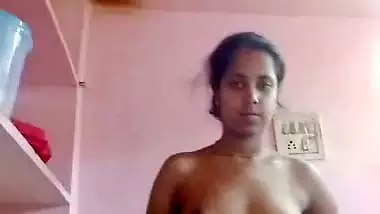 Bhabi stripping nighty video making and nude show
