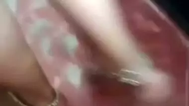 Tamil wife opening towel in front of secret lover