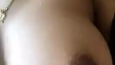 Pretty Desi minx plays with own natural XXX tits for BF's pleasure