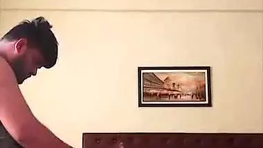 Slim Mumbai girl in doggy fucking with boyfriend