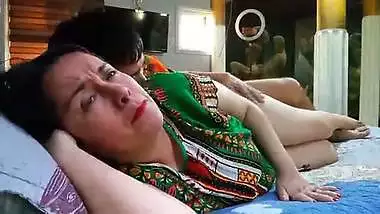 Indian stepmother gets fucked hard by her stepson.