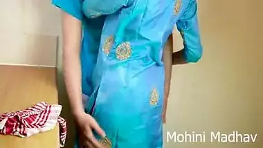 Indian sexy boobs sister in law fucked hard in kitchen with her favorite doggy style position with hindi conversion