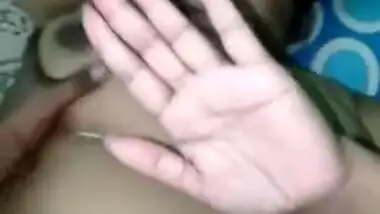 Hot Desi XXX couple makes MMS video of home sex with a condom on