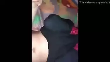 Malayali honeymoon couple kissing and boobs...
