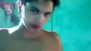 Girlfriend dress change and nude show for lover