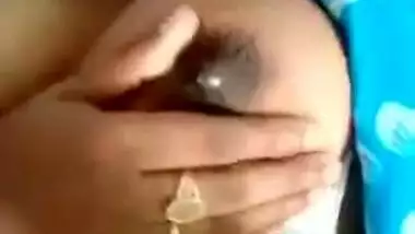 Desi Bhabhi's milking tits exposed in the close-up self-made XXX video