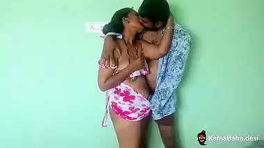Desi couple records their blue film in the standing position