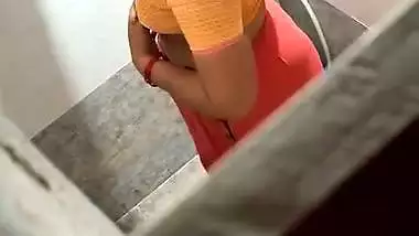 Dress change before bath by hot desi village aunty
