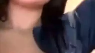 Sexy IT babe enjoys video call sex with her horny colleague