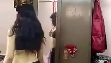 Young Desi woman bares her XXX body in front of mirror and sex camera