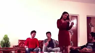 Three naughty girls with boys XXX Hindi porn