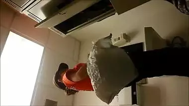 Nerdy Desi girl with nice XXX assets changes clothes in locker room