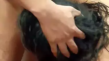 Nude randi gives a hot blowjob to a young guy