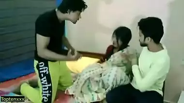 Indian new wife shared by husband for money!! He fucked in front of him!