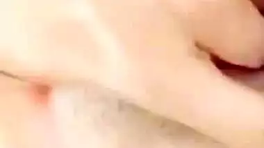 Horny Bengali girl pink pussy fingering video