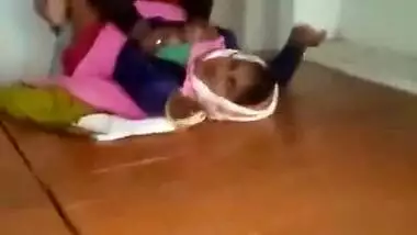 Village aunty boobs press and fucking recorded by other man