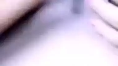 Husband comes up to his hot Desi wife and XXX fingers her wet cunt