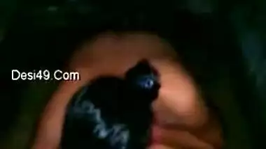 Man catches innocent Indian spouse washing nude XXX body in backyard