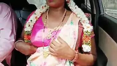 Indian sexy saree bhabi car romance Telugu dirty talks.
