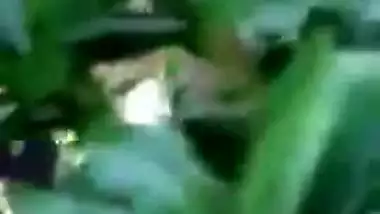 Outdoor Desi mms clip of teen in sari caught having sex with lover