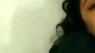 Young guy fucks his busty office colleague in a hotel room